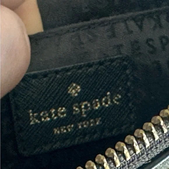 Rare Kate Spade Swan Around Millie Black Saffiano Leather Crossbody Bag - Picture 7 of 8